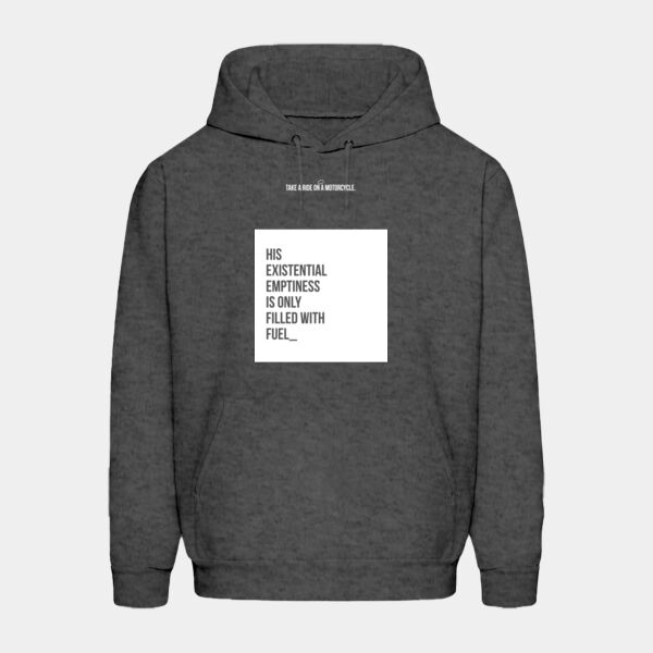 Sudadera Color Gris con Frase Biker Miniatura