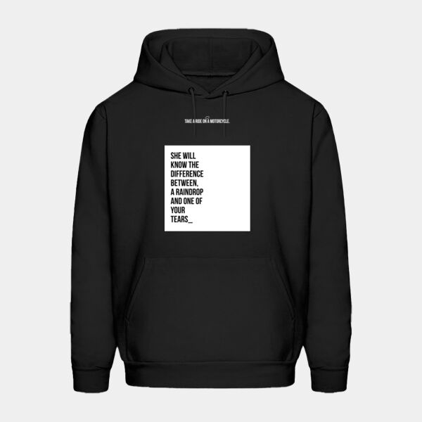 Sudadera Color Negra con Frase Biker Miniatura