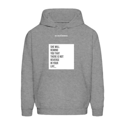 Sudadera Color Gris con Frase Biker Miniatura